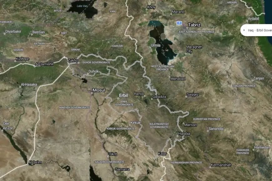 Google Maps’e Kürdistan Bölgesi sınırları eklendi! Kerkük haritada yok