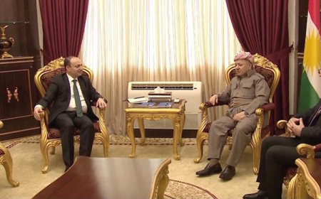 Başkan Barzani Osman Baydemir’le görüştü