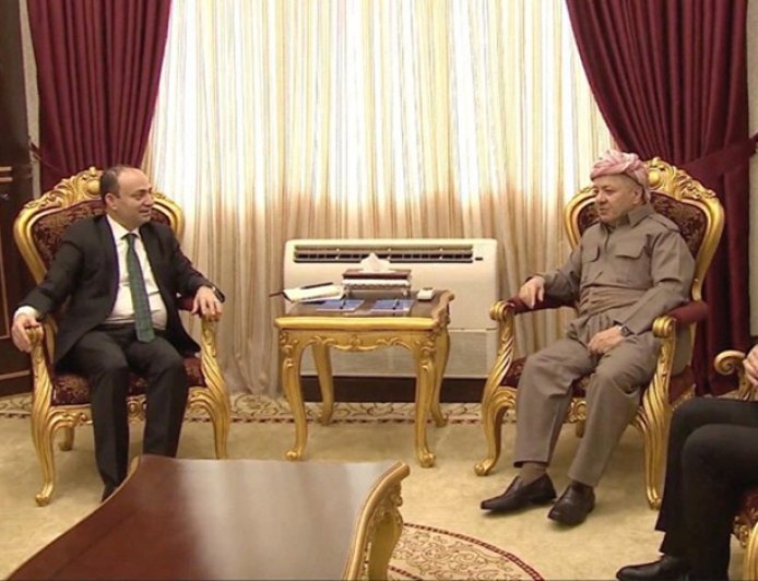 Başkan Barzani Osman Baydemir’le görüştü