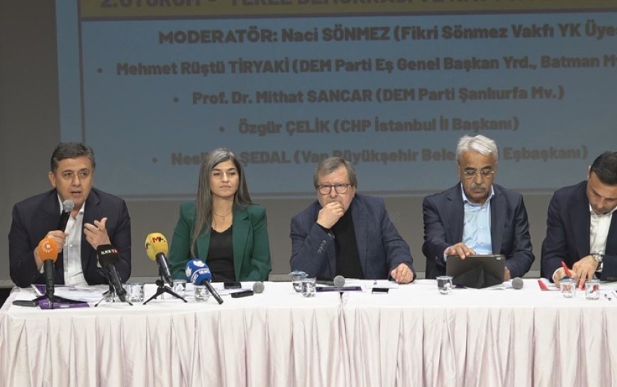 Çözüm süreci konferansı: Barış için kayyum sisteminin kaldırılması gerekir