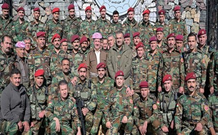 Mesrur Barzani, Peşmerge güçlerini ziyaret etti