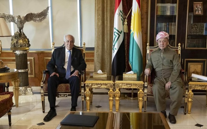 Başkan Barzani, Zalmay Halilzad ile Irak ve bölgedeki gelişmeleri görüştü