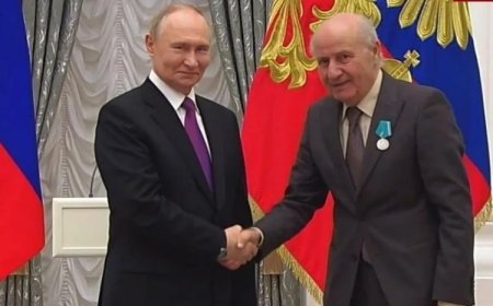 Putin'den Prof. Dr. Reşad Miran'a Puşkin Madalyası: Ödülü alan ilk Kürt oldu