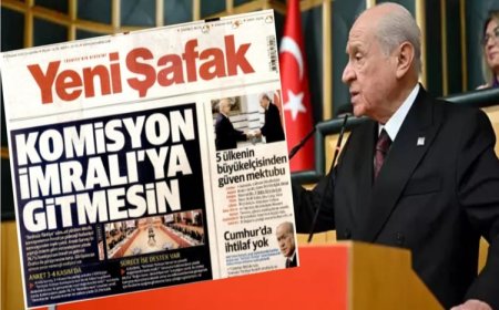 İktidar medyasından, Bahçeli'ye rest: 'Komisyon İmralı'ya gitmesin!'