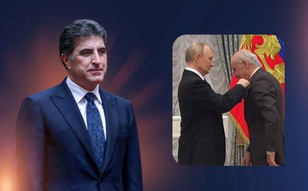 Neçirvan Barzani, Puşkin Ödülü'nü alan Prof. Dr. Miran'ı tebrik etti