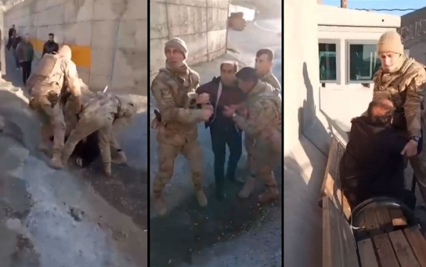 Vekil, görüntüleri paylaştı: Van’da askerlerden vatandaşa eziyet!