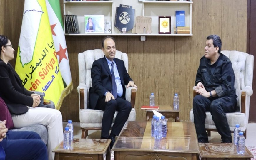 Mazlum Abdi ile Osman Baydemir bir araya geldi