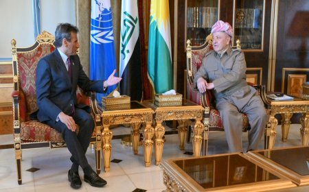 Başkan Barzani, BM Genel Sekreteri'nin Irak Özel Temsilcisini kabul etti