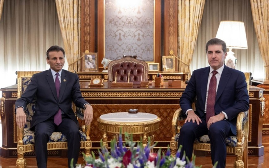 Neçirvan Barzani ve UNAMI Başkanı Muhammed Hassan, Erbil-Bağdat ilişkilerini görüştü