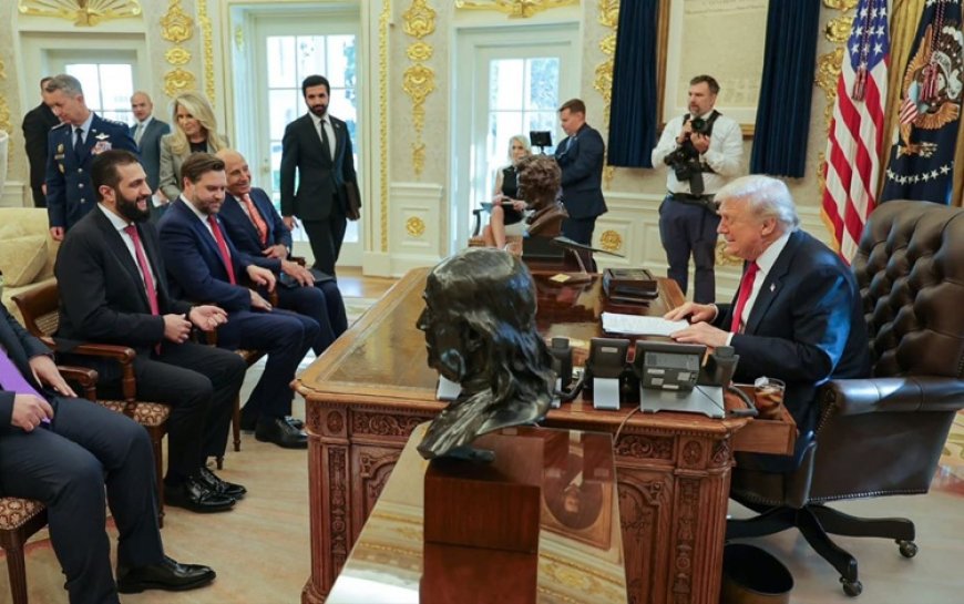 Trump ile Suriye Cumhurbaşkanı Şara'nın Beyaz Saray görüşmesi sona erdi