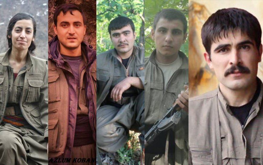 HPG, hayatını kaybeden biri kadın 5 üyesinin kimliklerini açıkladı