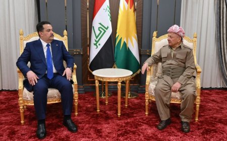 Başkan Barzani ile Irak Başbakanı Sudani bir araya geldi