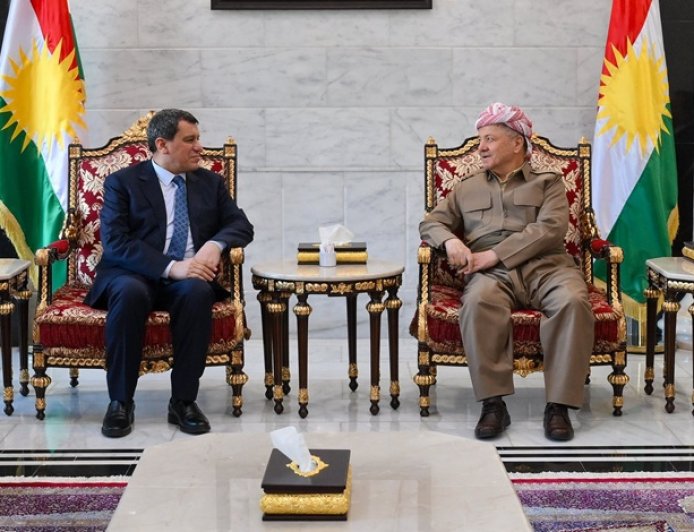 Başkan Mesud Barzani ile Mazlum Abdi arasında tarihi görüşme