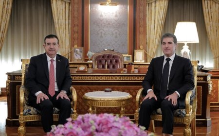 Başkan Neçirvan Barzani, Ürdün’ün yeni başkonsolosunu kabul etti