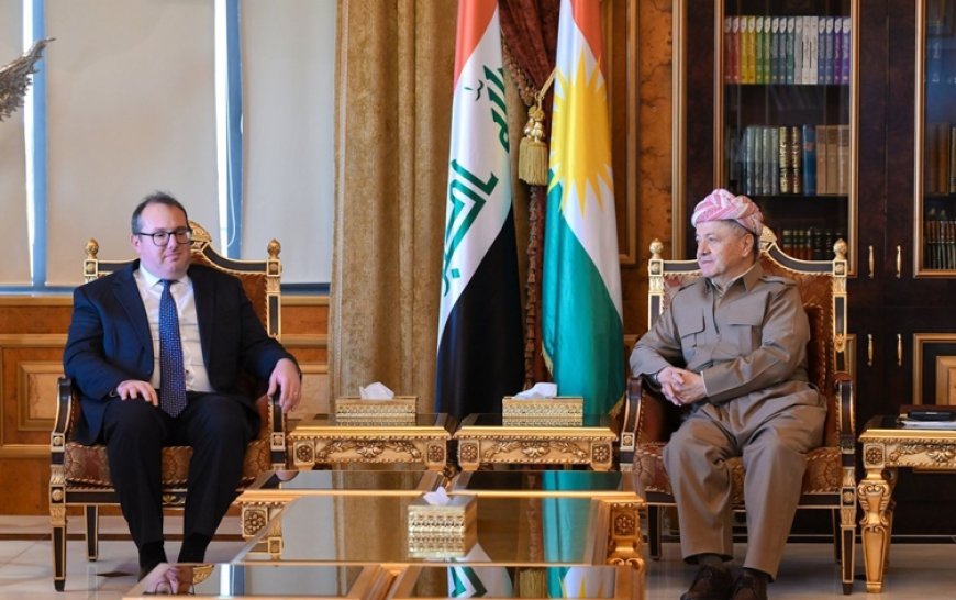 Başkan Mesud Barzani, ABD heyetini Pirmam'da kabul etti