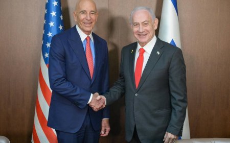 ABD'nin Suriye Temsilcisi Barrack, İsrail Başbakanı Netanyahu ile bir araya geldi