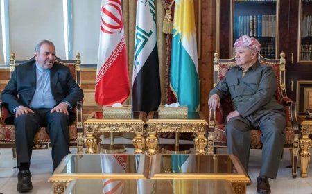 Başkan Barzani İran'ın Bağdat Büyükelçisini kabul etti