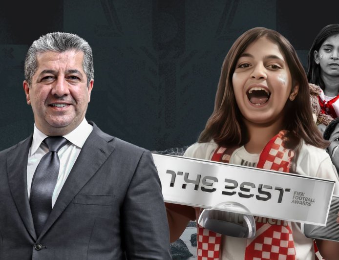 Mesrur ​​Barzani: FIFA üyelerini kazanan Zaho'nun vefalı taraftarlarını içtenlikle kutluyorum