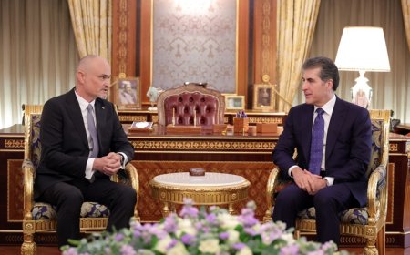 Başkan Neçirvan Barzani, Polonya'nın yeni Erbil Başkonsolosu'nu kabul etti