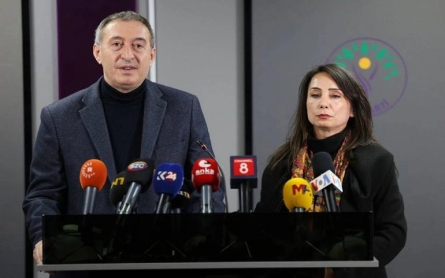 DEM Parti Eş Genel Başkanlarından 'Suriye' açıklaması