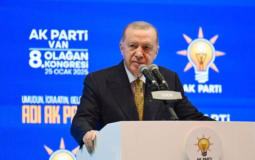 Erdoğan'dan Van'da yeni sürece ilişkin açıklama!