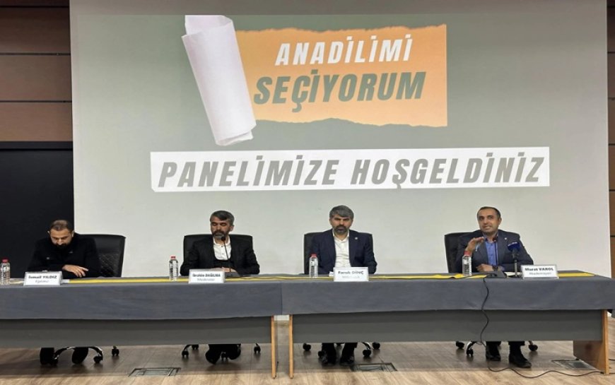 HÜDA PAR'dan 'Anadilimi seçiyorum' paneli: Cumhuriyet Kürtlere yapılmış bir suikasttır