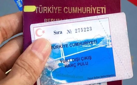 Yurtdışı çıkış harcı 1250 TL'ye yükseltildi