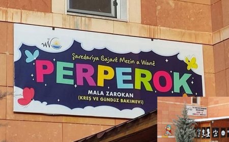 Van’da Kürtçe adı değiştirilen 'Perperok' kreşi için protesto