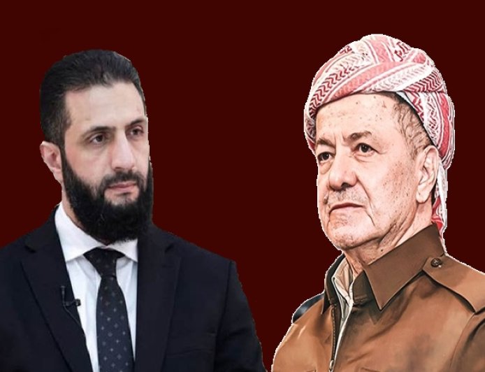 Ahmed Şara Başkan Barzani'yi aradı: Kürtlerin tüm haklarını garanti ediyoruz