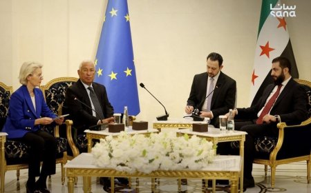 AB Komisyonu Başkanı Şam'da: Suriye'ye 722 milyon dolar yardım paketi açıklandı