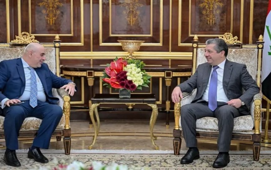 Mesrur Barzani Mısır'ın Erbil Konsolosunu kabul etti
