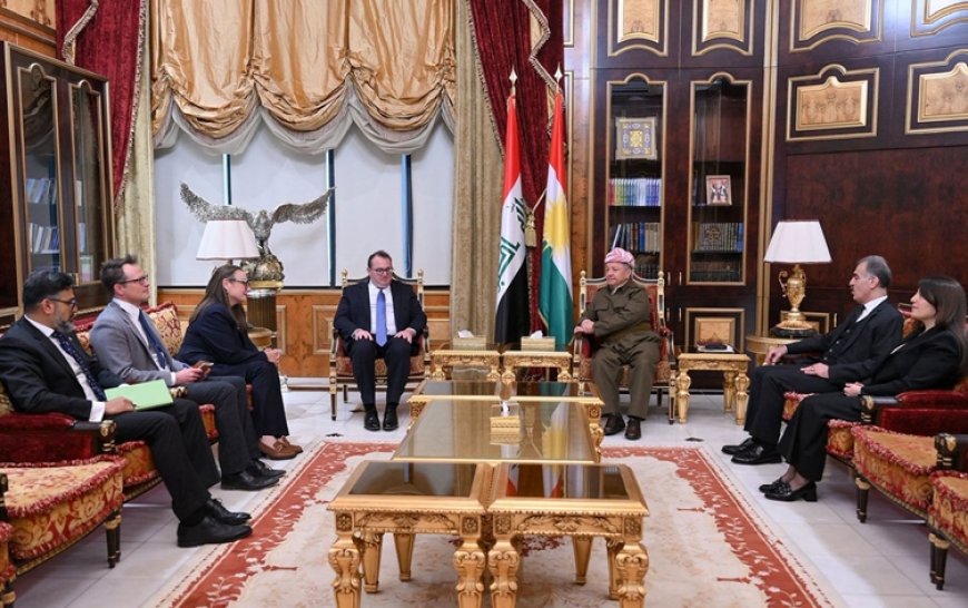 Başkan Barzani, ABD heyetini kabul etti: ‘Suriye'deki sorunlar barışçıl yollarla çözülmeli’