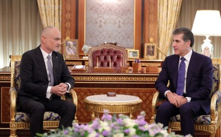 Başkan Neçirvan Barzani, Polonya’nın Yeni Başkonsolosu Maciej Zajdel’i kabul etti