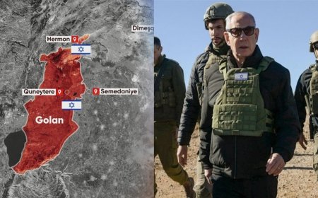 İsrail Başbakanı Netanyahu Suriye’ye gitti