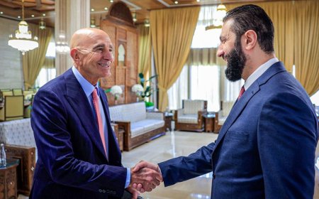 Tom Barrack Şam’da Ahmed Şara ile görüştü