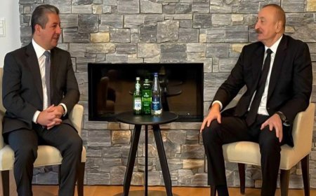 Azerbaycan Cumhurbaşkanı'ndan Mesrur Barzani'ye Bakü daveti
