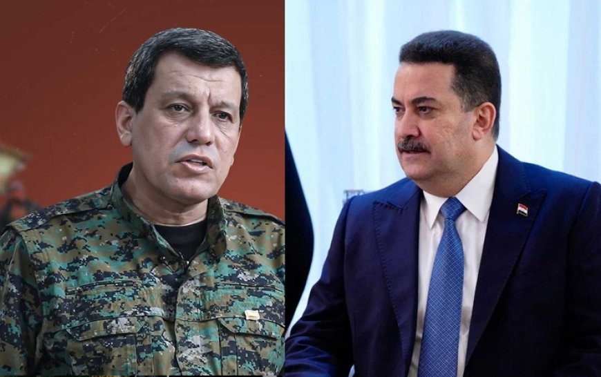 Irak Başbakanı Sudani'den Mazlum Abdi'ye telefon