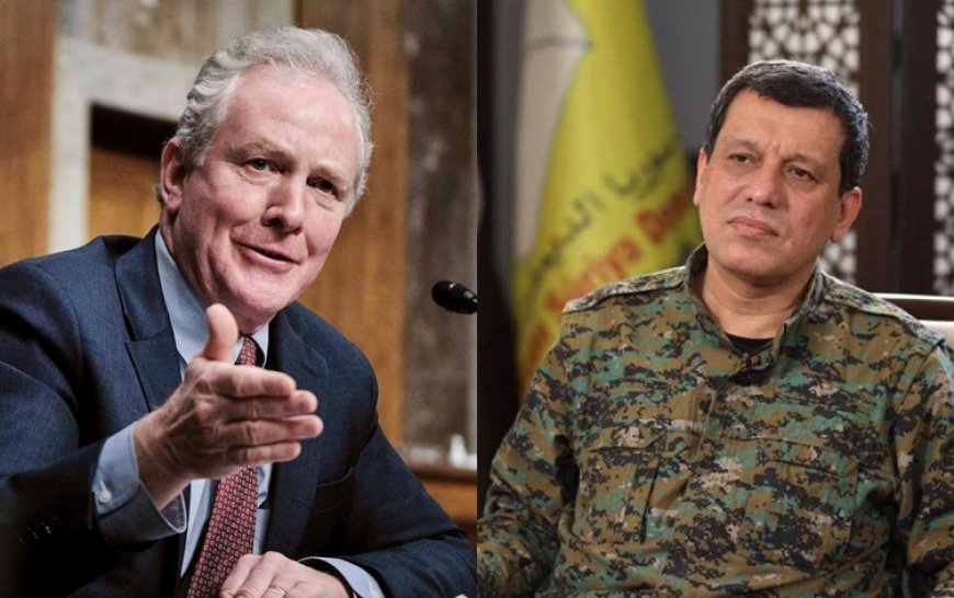 Senatör Van Hollen Mazlum Abdi ile görüştü: ABD Suriye’den ateşkese uymasını istemeli