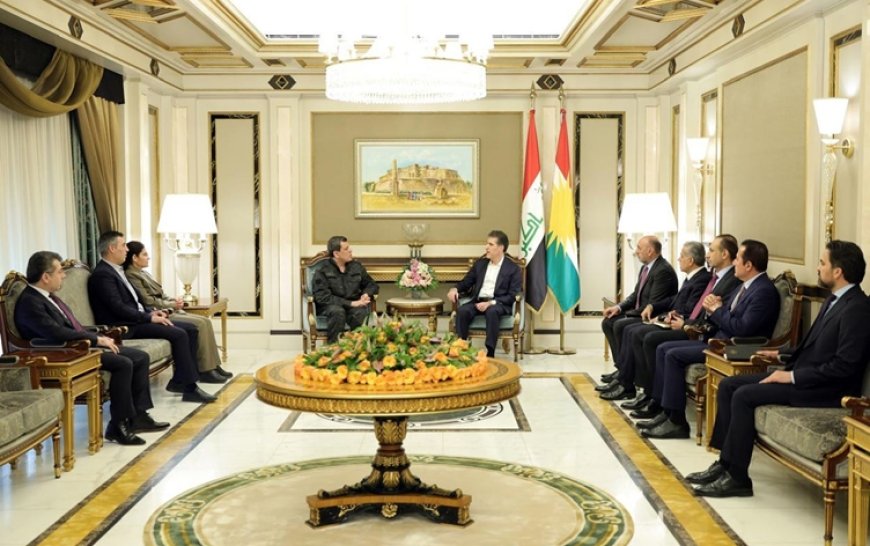 Neçirvan Barzani ve Mazlum Abdi Erbil'de bir araya geldi