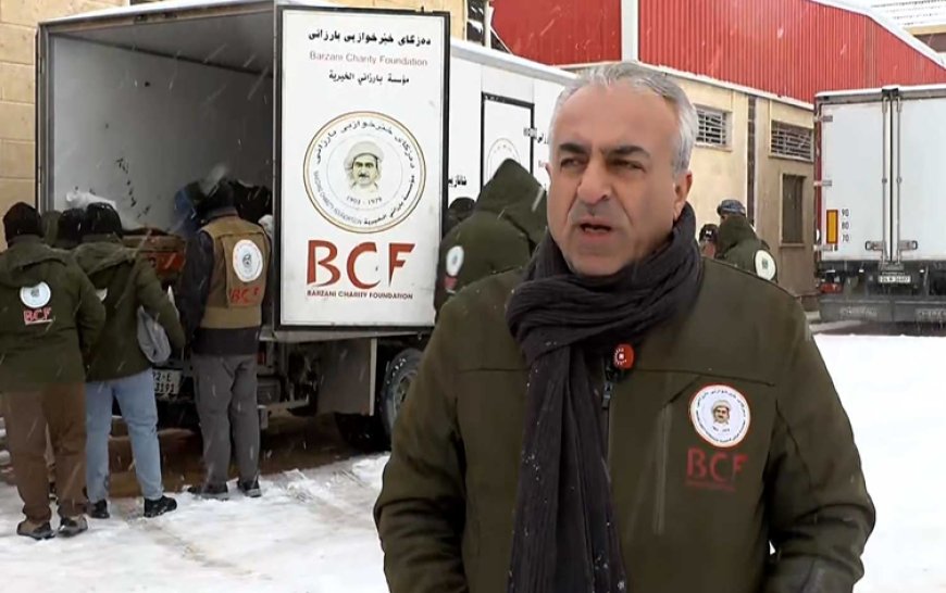 Barzani Yardım Vakfı Başkanı: Rojava’da 46 bin kişiye yardım ulaştırdık, hedefimiz Haseke