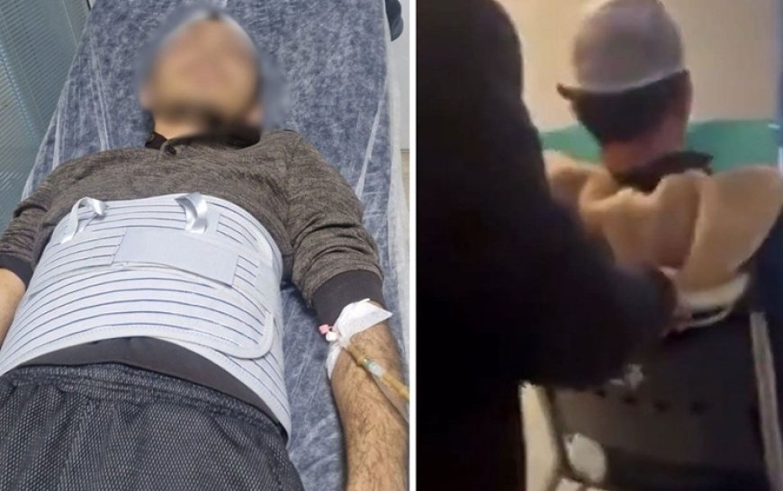 Bayrağı indirdiği iddiasıyla gözaltına alınan Diyar Koç yoğun bakımda yaşam mücadelesi veriyor