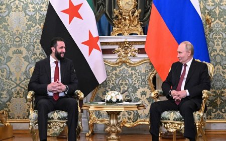 Rusya'da kritik görüşme: Putin ve Şara bir araya geldi