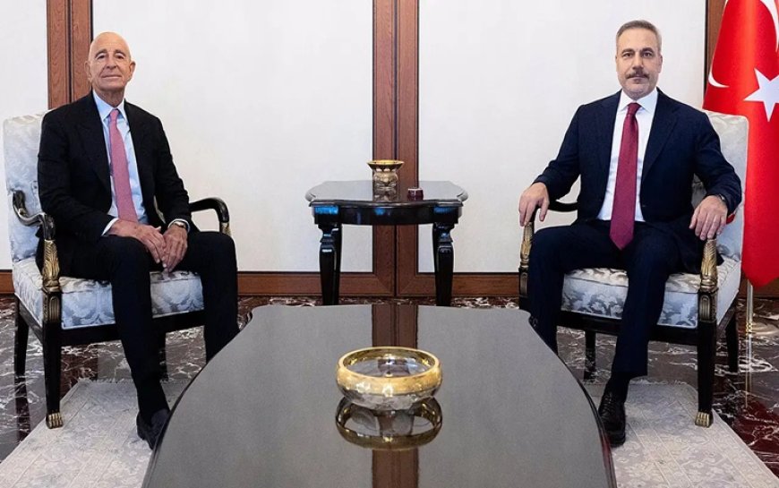 15 günde 3 kez: Hakan Fidan, Tom Barrack'la Ankara'da görüştü