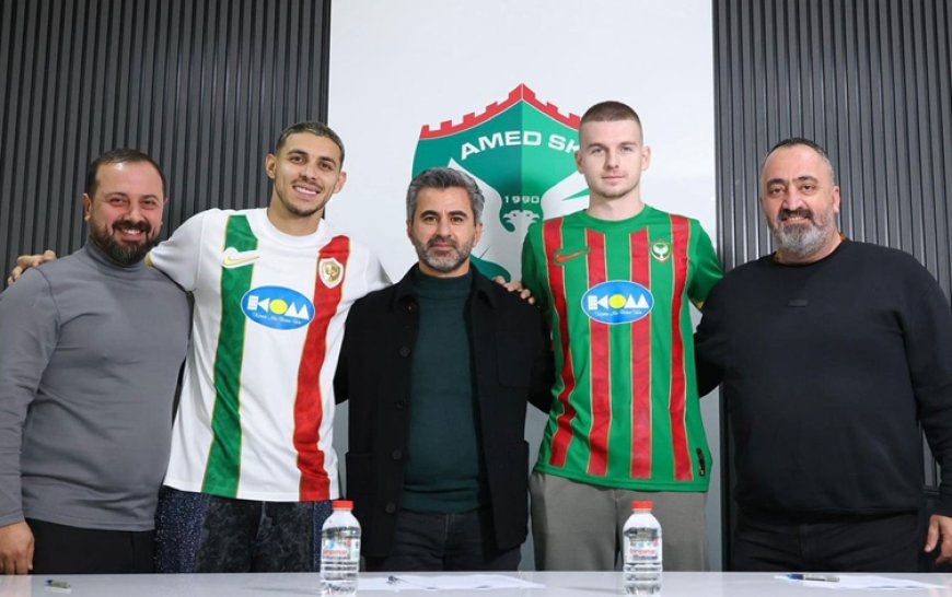 Lider Amedspor'dan çifte transfer: Syrota ve Dimitrov kadroya katıldı