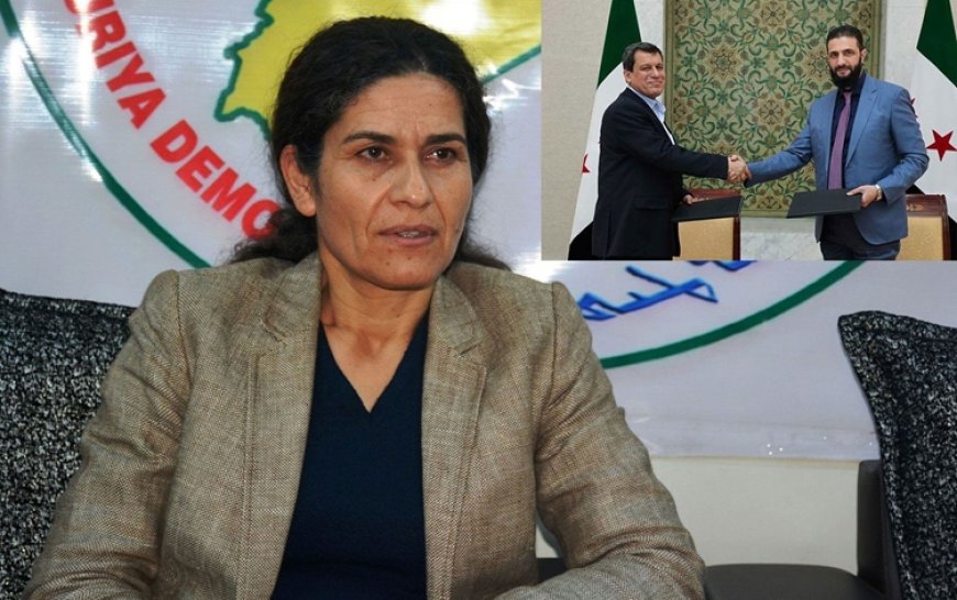 İlham Ahmed'den DSG-Şam anlaşmasına ilişkin ilk açıklama