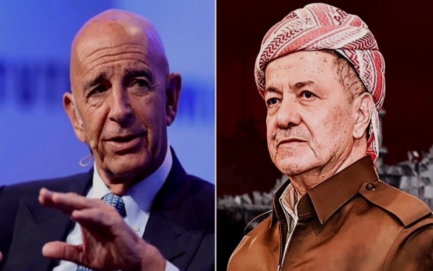Barrack, Suriye uzlaşısındaki rolü nedeniyle Başkan Barzani ile görüştü