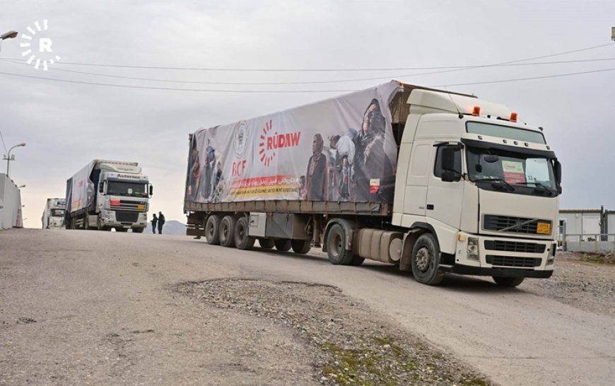 BCF ve Rûdaw’dan Rojava’ya insani destek: Haseke’ye ilk kez yardım ulaştı