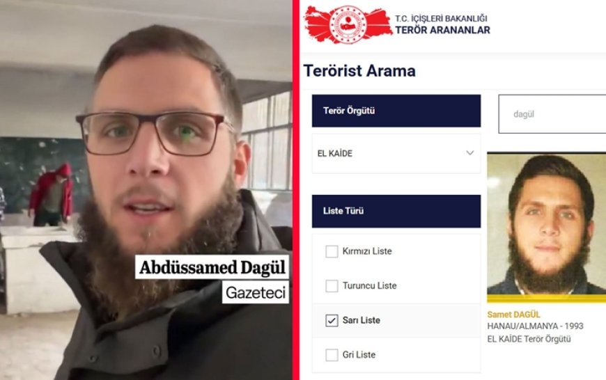 El Kaide üyeliği ve terörden aranan Samet Dagül, ‘gazeteci’ olarak lanse edildi