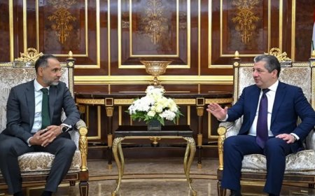 Mesrur Barzani İngiltere Büyükelçisi ile Irak'taki genel durumu görüştü