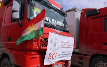 Barzani Yardım Vakfı: Rojava'ya 314 tır yardım ulaştırıldı